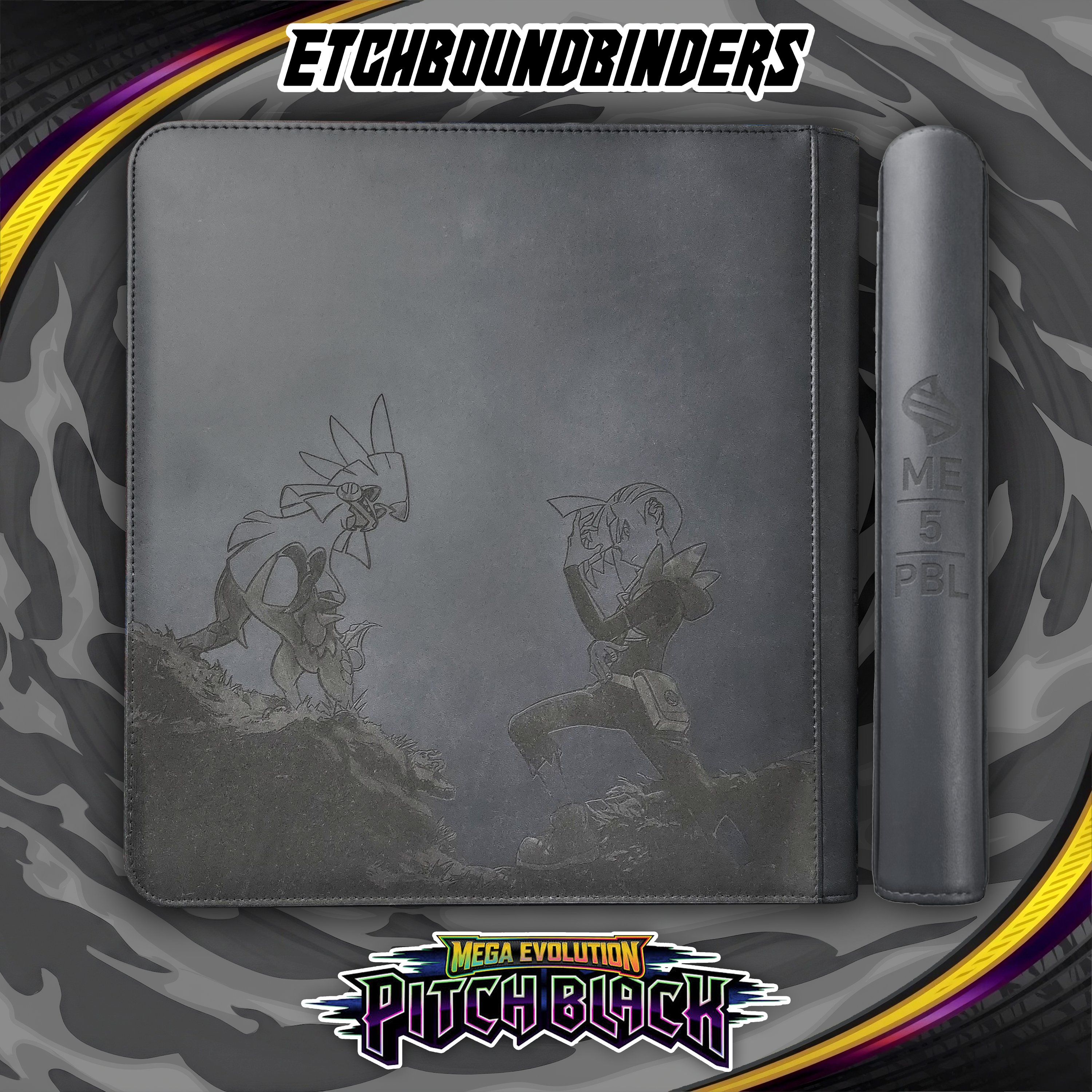 Palms Off Pitch Black 12 Pocket Binder - 480 Slots