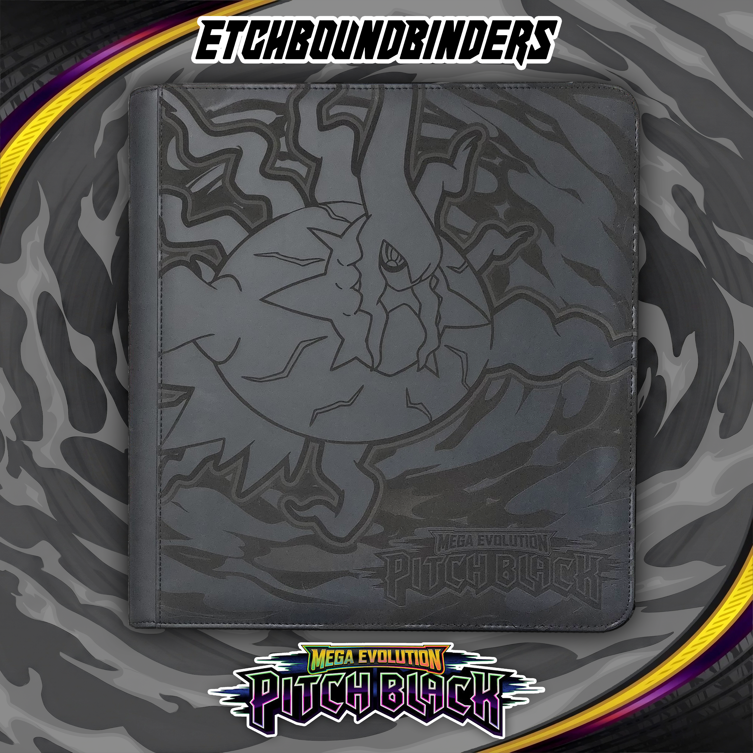 Palms Off Pitch Black 12 Pocket Binder - 480 Slots