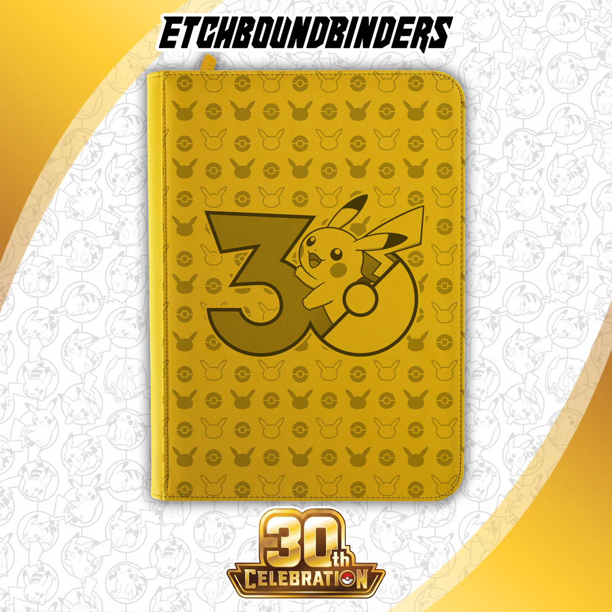 Custom 30th Anniversary Pokemon Binder - 360 Slots