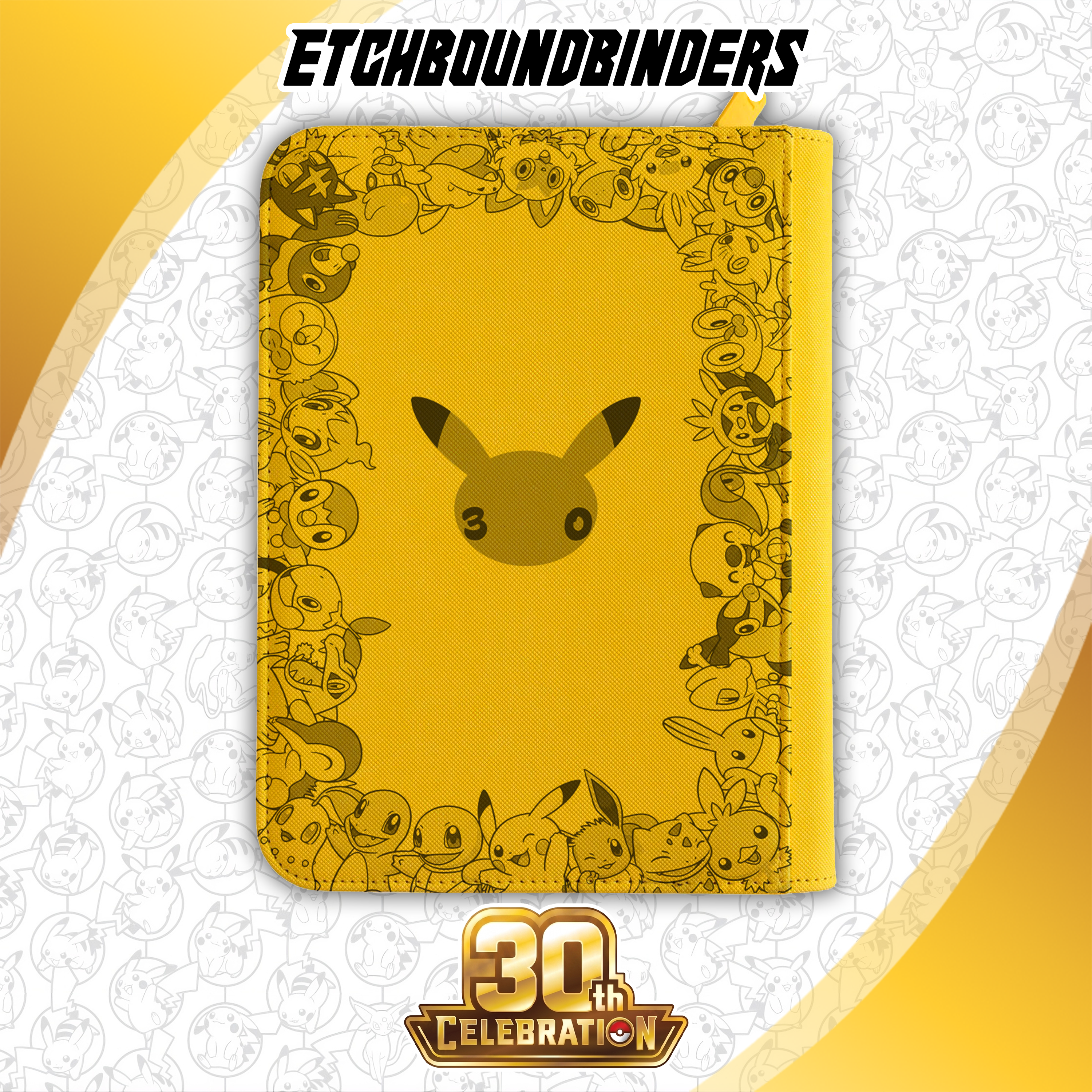 Custom 30th Anniversary Pokemon Binder - 360 Slots